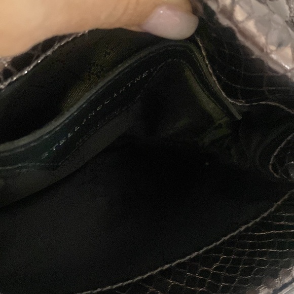 Stella McCartney like new metallic silver snake crossbody bag. - Picture 7 of 8